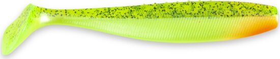 Iron Claw Just Shad plasztik csali CP Chartreuse Pepper 10cm
