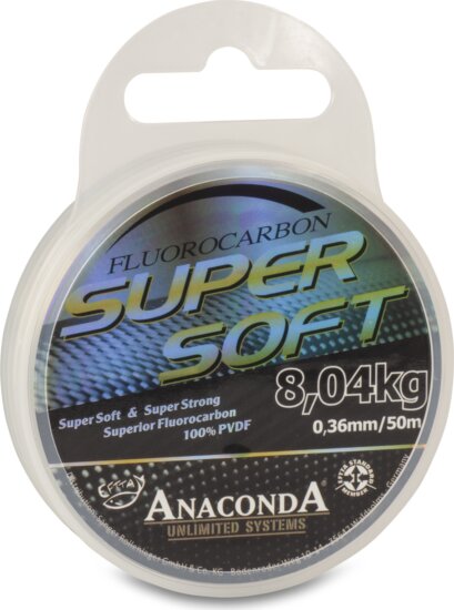 ANACONDA Super Soft Fluorocarbon extra lágy / 0,40mm / 50m / 11,63kg