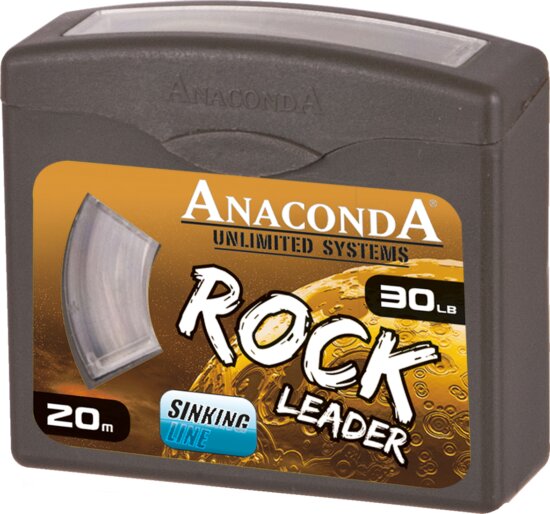 ANACONDA Rock Leader 30lb fonott előkezsinór / gyorsan sűlyedő / extra lágy / 20m