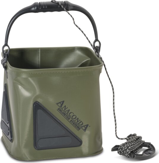 ANACONDA Pull Up Bucket hordoszható összecsukható víztartály 17l / 6 méter zsinórral