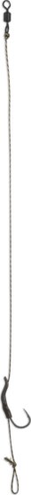 ANACONDA Piercer RS Line Aligner Rig B-988 MB előkötött horog / 35lb / 20cm / 2db