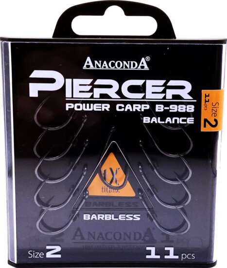 ANACONDA Piercer Pow.C. B-988 szakállnélküli / méret 2 / 11db