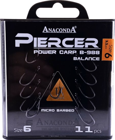 ANACONDA Piercer Pow.C. B-988 mikroszakállas/ méret 6 / 11db