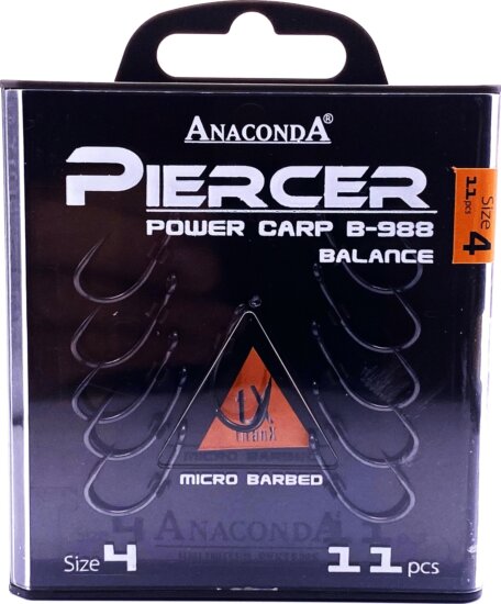 ANACONDA Piercer Pow.C. B-988 mikroszakállas / méret 4 / 11db