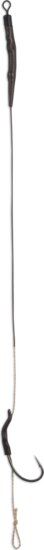 ANACONDA Piercer Combi Rig Curve Shank MB előkötött horog, bevonatos fonott zsinór / 4 / 35lb / 20cm / 2db