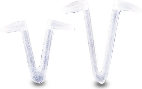 ANACONDA Invisible V-Sape Stops Small bojli stopper / átlátszó / 3mm / 96db