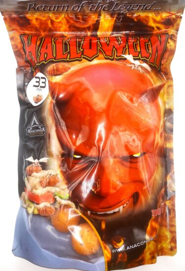 ANACONDA Halloween Boilie Fűszeres-Édes-Selyemhernyó/33mm/1Kg