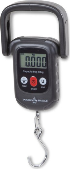 ANACONDA Fully Scale mérleg 50kg / 10g-os pontosság / beépített 1m mérőszalag / 2db 1,5v AAA elem