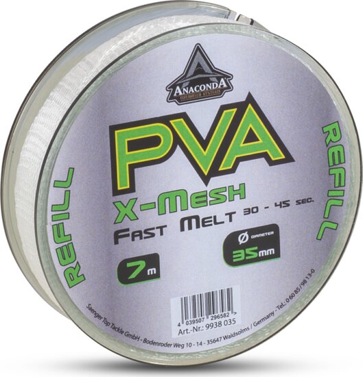 ANACONDA Fast Melt PVA X-Mesh gyorsan oldodó PVA háló 7m / 35mm