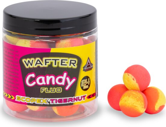 ANACONDA Candy Fluo Wafter 20mm Scopex-Tigernut / Scopex-Tigrismogyoró / 90g