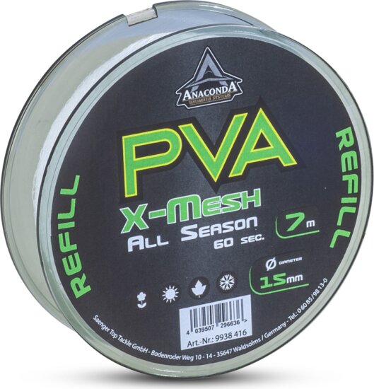 ANACONDA All Season PVA X-Mesh lassan oldodó PVA háló / 7m / 15mm