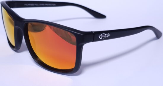 Top Mix Polarizált lebegő piros napszemüveg, tokkal