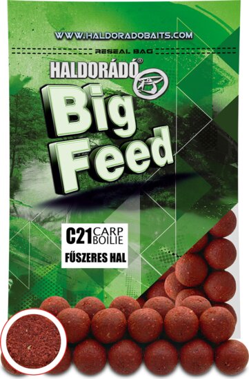 Haldorádó Big Feed - C21 Boilie - Fűszeres Hal