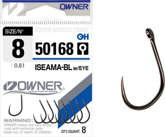 OWNER ISEAMA Barbless 50168 - 08