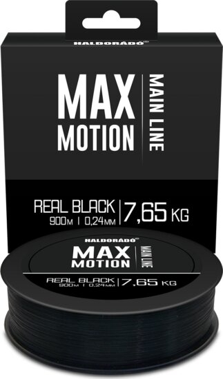 HALDORÁDÓ MAX MOTION Real Black 0,24 mm / 900 m - 7,65 kg