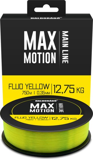 HALDORÁDÓ MAX MOTION Fluo Yellow 0,35 mm / 750 m - 12,75 kg