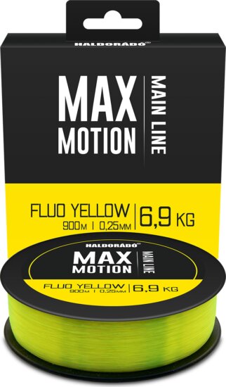 HALDORÁDÓ MAX MOTION Fluo Yellow 0,25 mm / 900 m - 6,9 kg