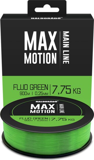 HALDORÁDÓ MAX MOTION Fluo Green 0,25 mm / 900 m - 7,75 kg