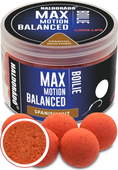 HALDORÁDÓ MAX MOTION Boilie Balanced 20 mm - Spanyol Mogyoró