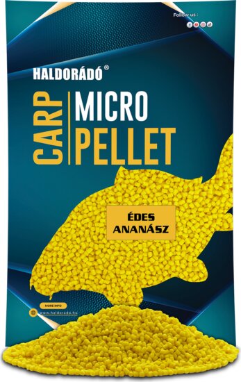 HALDORÁDÓ Carp Micro Pellet - Édes Ananász