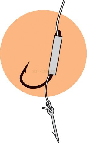 JAXON csalitüskés methood f. előkötött horog monofil zs. - horogméret: 12 - 0,22mm -