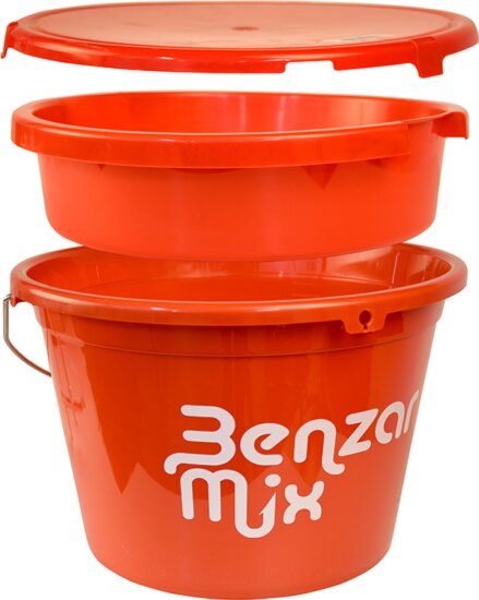 Benzár Mix 18 Literes Vödör Tetővel És 5 Literes Tállal