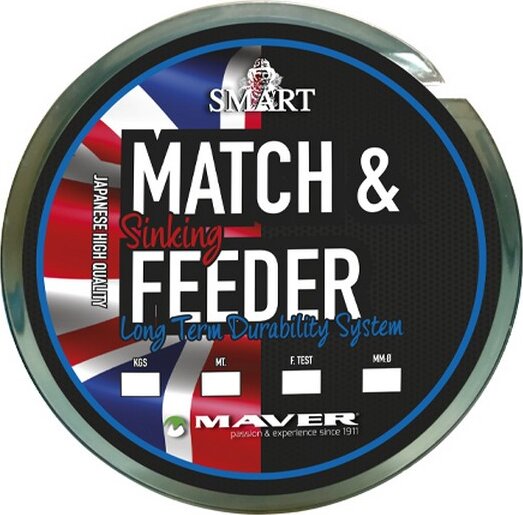 Maver Monofilament Match&Feeder Sinking 600M 0,185mm