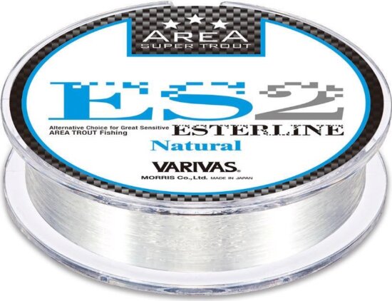 Varivas Super Trout Area Es2 Ester Natural 80m 0.105mm 2.3Lb