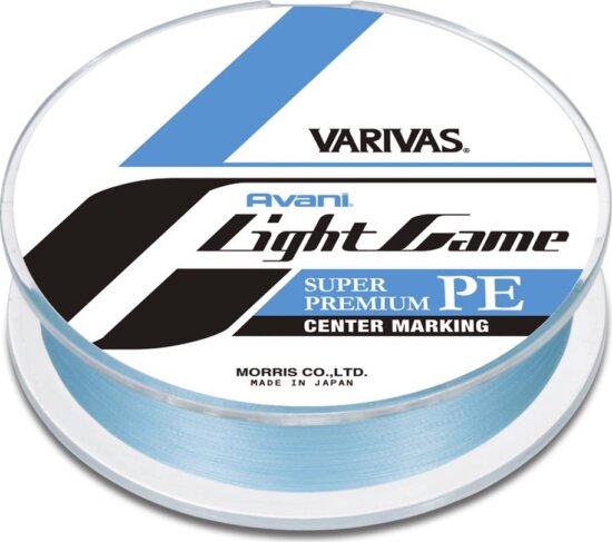 Varivas Avani Light Game Premium Pe X4 150m #0.3 0.085mm 6.5Lb Natural Blue