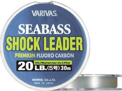 Varivas Sea Bass Shock Leader Fluorocarbon 30m