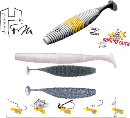 Herakles Fat Shad-Ow105 4.2" 10.5cm Flash Minnow