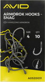 Avid Carp ARMOROK HOOKS - SNAG - BARBED SIZE 6
