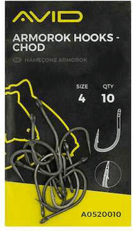 Avid Carp ARMOROK HOOKS - CHOD SIZE 8