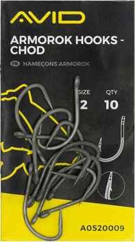 Avid Carp ARMOROK HOOKS - CHOD SIZE 4