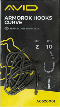 Avid Carp ARMOROK HOOKS - CURVE SIZE 6