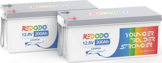 Redodo LiFePO4 12V 200Ah 2,56kWh akkumulátor