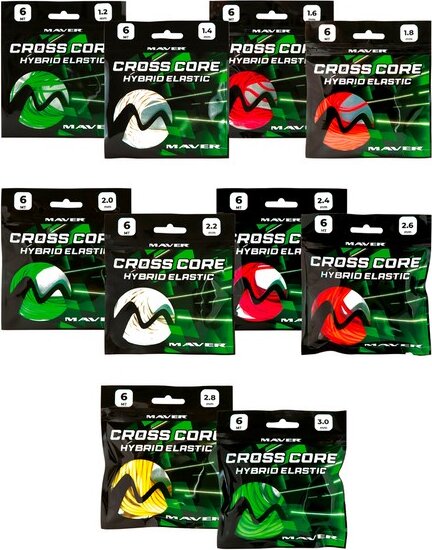 Maver Cross Core Hybrid Elastic Size 1.6mm 6M Rakós Gumi