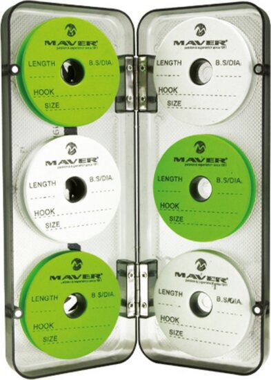 Maver Box 6 Eva Spool Green/Grey Előketartó