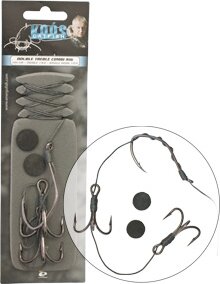 Wizard Catfish Dupla 3Ágú Horgos Combi Előke #6/0 1D