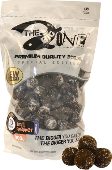 The Big One Boilie In Salt Krill&Pepper 20mm