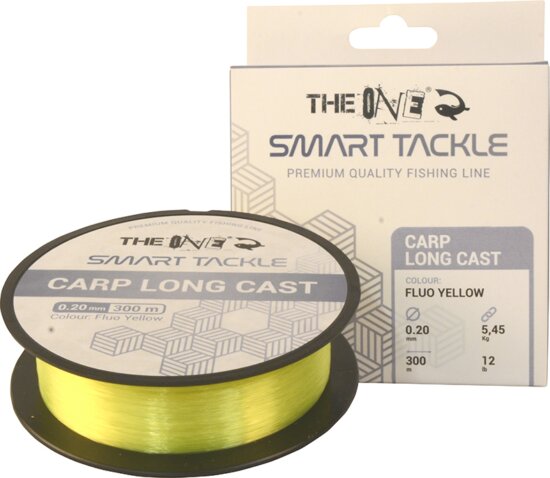The One Carp Long Cast Fluo Yellow 300M 0.20mm 5,45Kg 12Lb