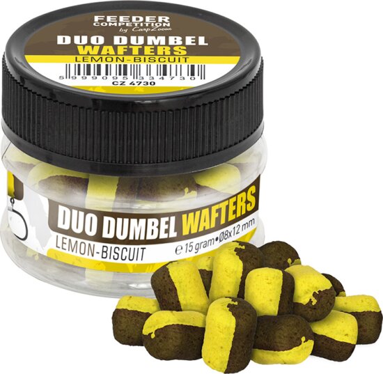 FC Duo Dumbel Wafters horogcsali, o10x14 mm, citrom, keksz, 15 g