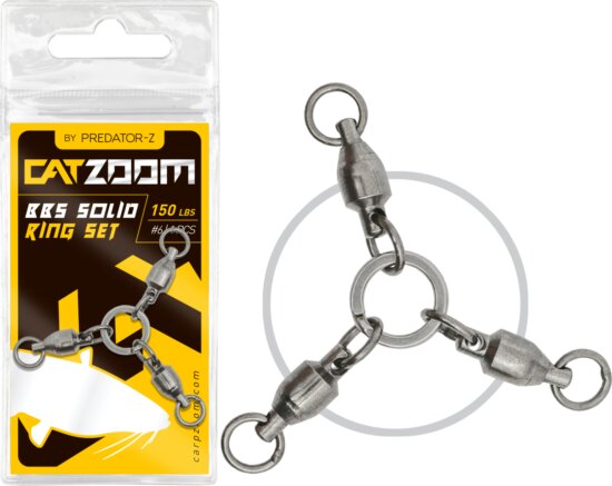 PZ Catzoom BBS hármas forgó 150 lbs, 3 cm, #6, 1 db