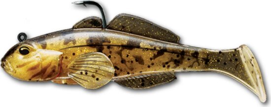 Livetarget Goby Swimbait Natural/Gold 80 mm 14 G