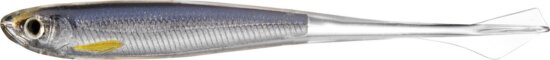 Livetarget Ghost Tail Minnow Dropshot Bait Silver/Smoke 95 mm