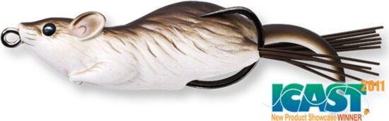 Livetarget Mouse Walking Bait Brown/White 70 mm 14 G