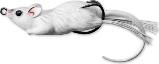 Livetarget Mouse Walking Bait White/White 70 mm 14 G