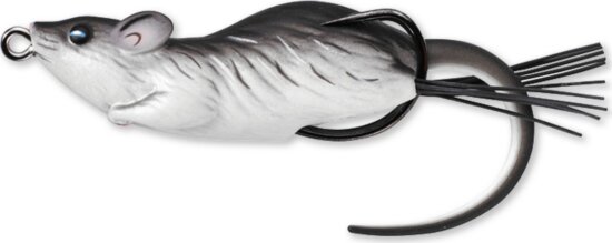 Livetarget Mouse Walking Bait Black/White 70 mm 14 G