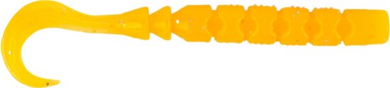 Mustad Aji Curly Tail 2.5" Orange Luminous 12db/csomag