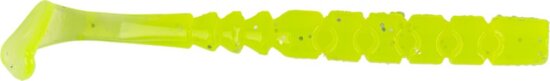 Mustad Aji Paddle Tail 2" Clear Chartreuse 12db/csomag